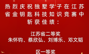 赛场拼搏创佳绩 科技新星展风采 ——中科大附中独墅湖学校2023-2024学年第一学期科技竞赛获奖